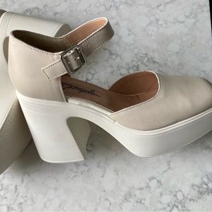 Free People Gwen Mary Jane Platform Pump (new)